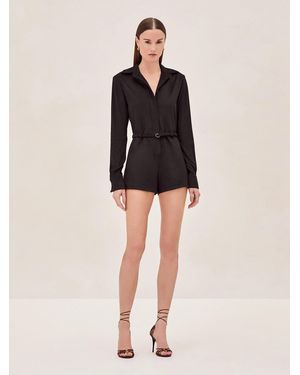 Alexis Archer Romper - Natural