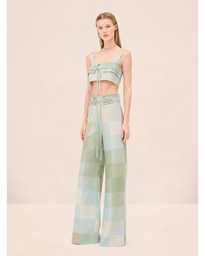 Alexis Oxford Top - Natural
