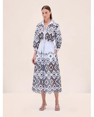 Alexis Portello Dress - Blue