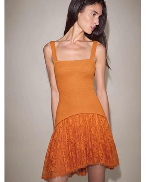 Alexis Pomela Dress - Orange