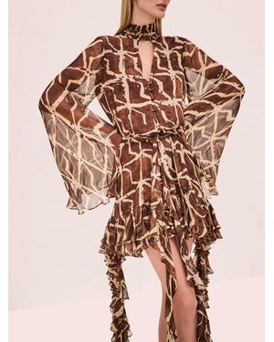 Alexis Amalia Dress - Brown