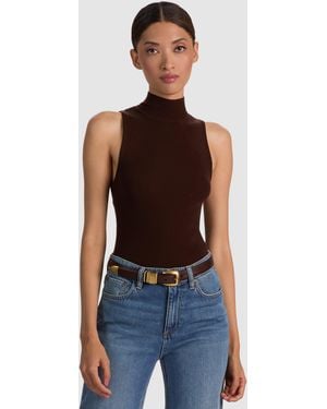 Alice + Olivia Darcey Wool Sleeveless Turtleneck - Blue