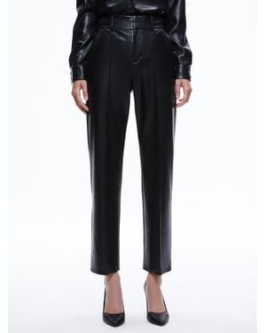 Alice + Olivia Ming Vegan Pant - Black