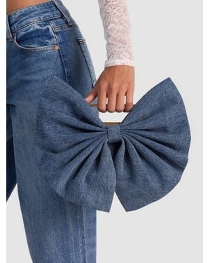 Alice + Olivia Raven Bow Bag - Blue