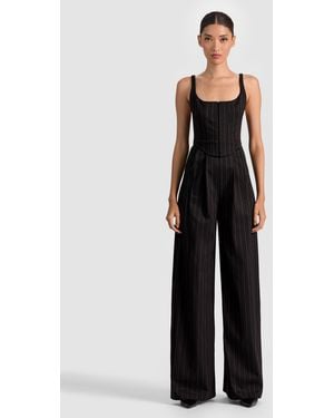 Alice + Olivia Rebecca Tailored Vest Jumpsuit - Blue