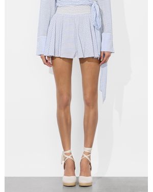 Alice + Olivia Skylar Mini Skort - White