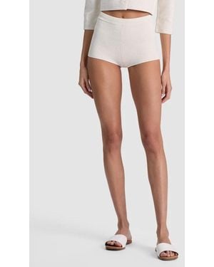 Alice + Olivia Tarina Knit Hot Pant - White