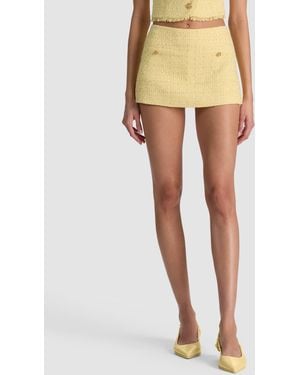 Alice + Olivia Mace Mini Skort - Natural