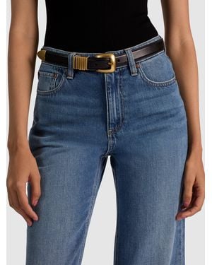 Alice + Olivia Hayden Gilded Belt - Blue