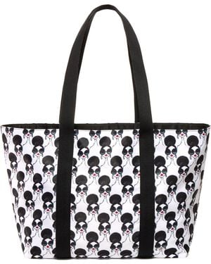 Alice + Olivia Staceface Printed Tote - Black
