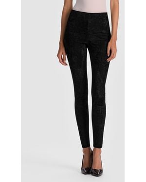 Alice + Olivia Lennox Suede Legging - Black