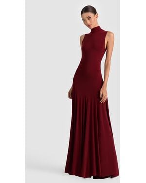 Alice + Olivia Augusta Open Back Maxi Dress - Purple