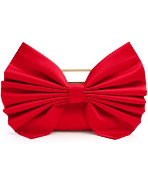 Alice + Olivia Semira Bow Bag - Red