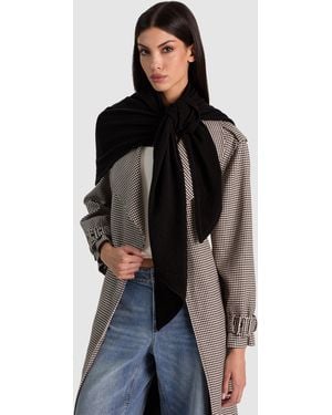 Alice + Olivia Corina Triangle Scarf - Black