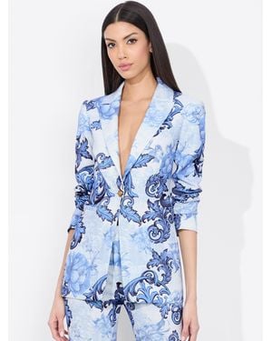 Alice + Olivia Alice + Olivia Breann Blazer - Blue