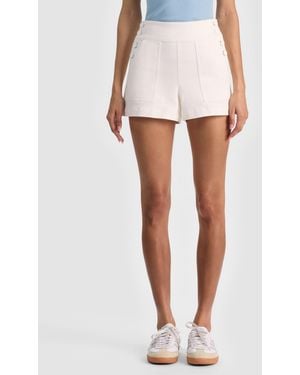 Alice + Olivia Donald Jean Short - White