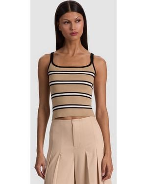 Alice + Olivia Shana Tank - Natural