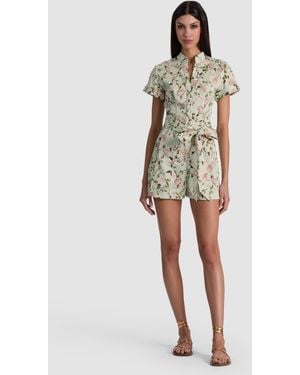 Alice + Olivia Lucy Romper - White