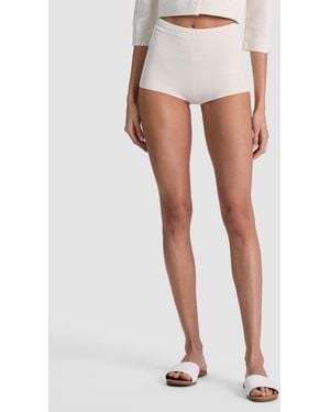 Alice + Olivia Tarina Knit Hot Pant - White