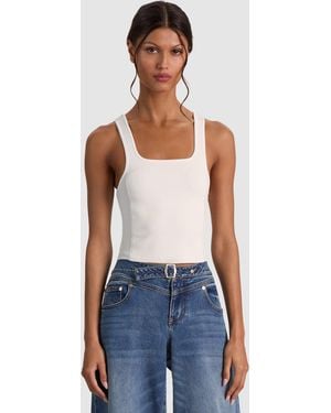 Alice + Olivia Devin Side Panel Tank - Blue