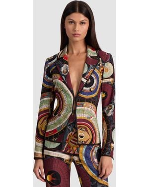 Alice + Olivia Mya Printed Blazer - Multicolor