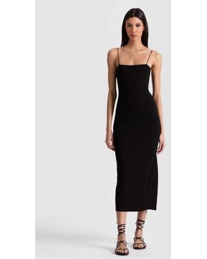 Alice + Olivia Fifi Midi Dress - Black