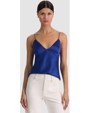 Alice + Olivia Milta Tank - Blue