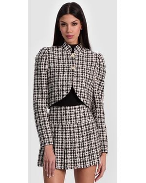Alice + Olivia Ilaria Cropped Jacket - Multicolor