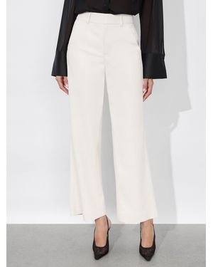 Alice + Olivia Alexander Vegan Trouser - White