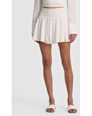 Alice + Olivia Skylar Mini Skort - White