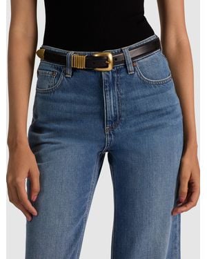Alice + Olivia Hayden Gilded Belt - Blue
