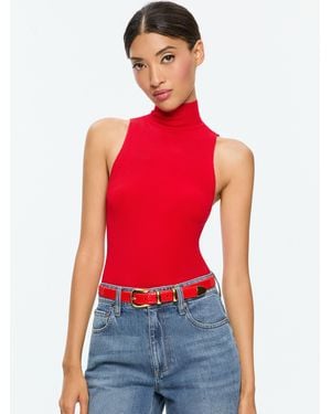 Alice + Olivia Darcey Tank - Red
