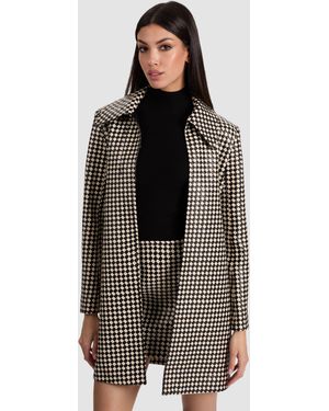 Alice + Olivia Logan Vegan Coat - Multicolor