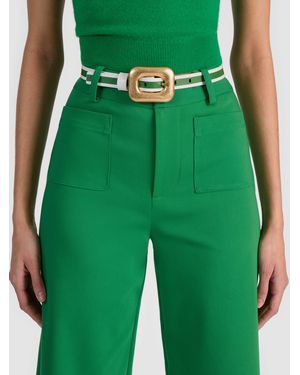 Alice + Olivia Letty Belt - Green