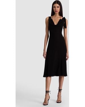 Alice + Olivia Abigail Bikini Midi Dress - Black