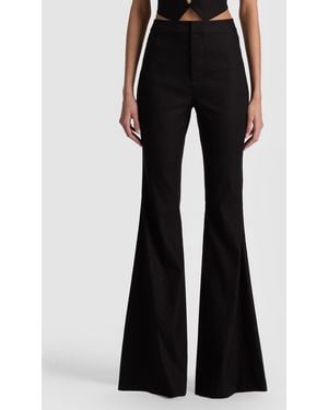 Alice + Olivia Linden Bootcut Trouser - Black