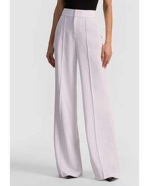 Alice + Olivia Dylan High Waisted Wide Leg Pant - Pink