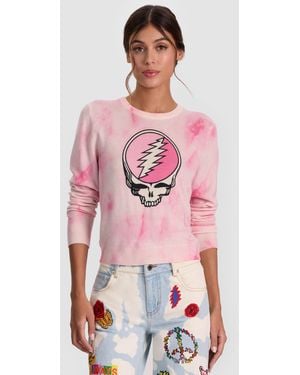 Alice + Olivia A+O X Grateful Dead Carolee Pullover - Pink