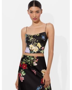 【Alice+Olivia】花柄 SAYLOR キャミトップ&TERESE スカート set Alice + Olivia Sleeveless and tank tops for Women | Online