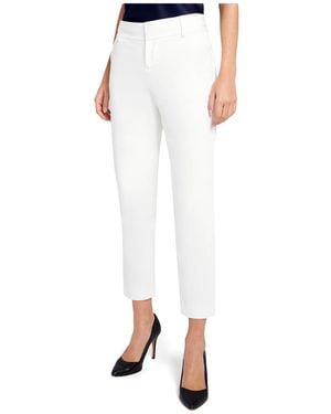 Alice + Olivia Stacey Slim Trouser - White
