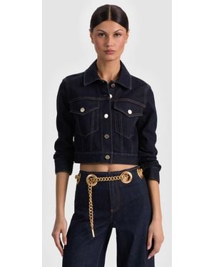 Alice + Olivia Chloe Denim Jacket - Blue