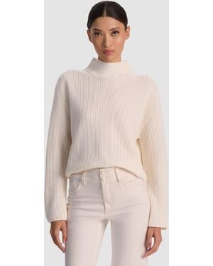 Alice + Olivia Nance Cashmere Turtleneck - Natural