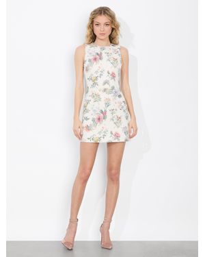 Alice + Olivia Clyde Mini Dress - White