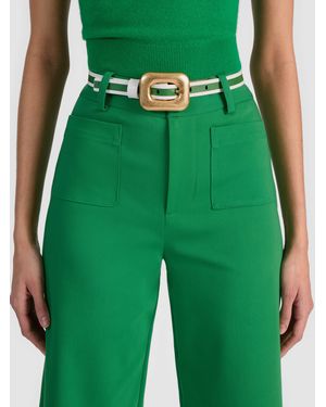 Alice + Olivia Letty Belt - Green