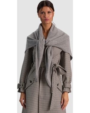 Alice + Olivia Corina Triangle Scarf - Gray
