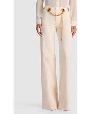 Alice + Olivia Jasper Chain Belt Jean - Natural