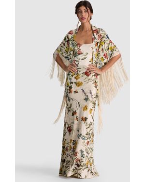 Alice + Olivia Mesha Shawl - White