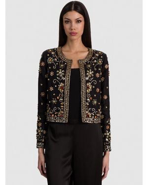 Alice + Olivia Kidman Embellished Jacket - Black