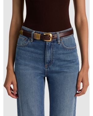 Alice + Olivia Hayden Gilded Belt - Blue