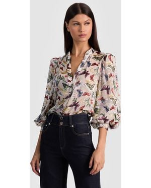 Alice + Olivia Sheila Blouse - Multicolor